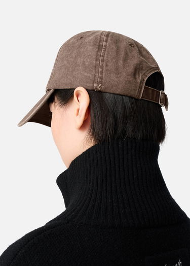 Шапка с козирка AXEL ARIGATO Distressed Chain Stitch Cap Кафяво | X3554001, 4