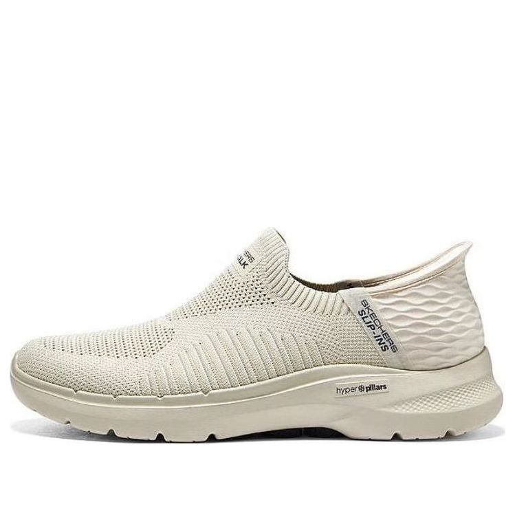 Кецове и обувки Skechers Go Walk 6 Бежово | 894235-NAT