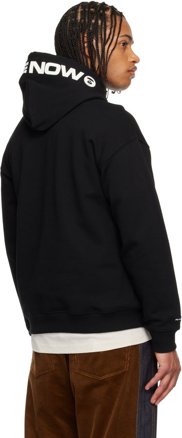 Суитчър AAPE by A Bathing Ape 'AAPENOW' Moonface Hoodie Черно | AAPSWMC354XXPBKX, 2
