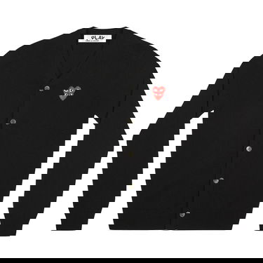 Пуловер Comme des Garçons PLAY Double Heart Cardigan Черно | AZ N076 051 1, 1