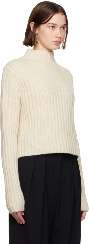 Пуловер TOTEME TOTEME Chunky Rib Knit Sweater Бежово | 244-WRT0375-YA0004, 1