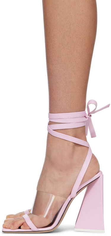 Аксесоари The Attico Attico Isa Heeled Sandals Розово | 232WS623 L001, 2