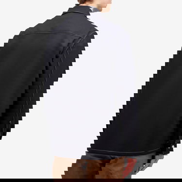 Яке Jil Sander Jil Sander Contrast Stitch Zip Through Shirt Тъмно синьо | J22DL0299-J70001-402, 3