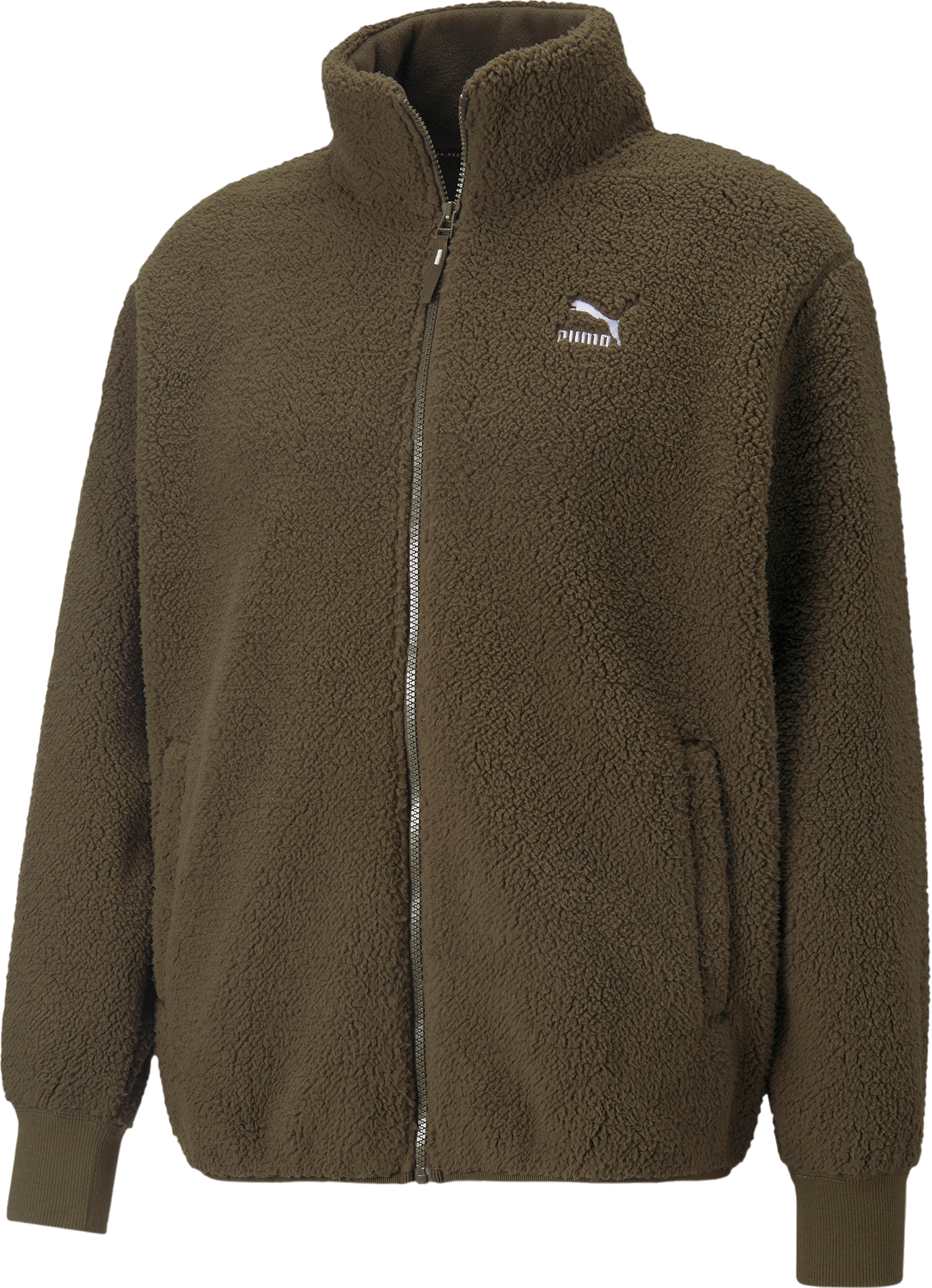 Суитчър Puma Puma Classics Sherpa Jacket Зелено | 535608-062, 0
