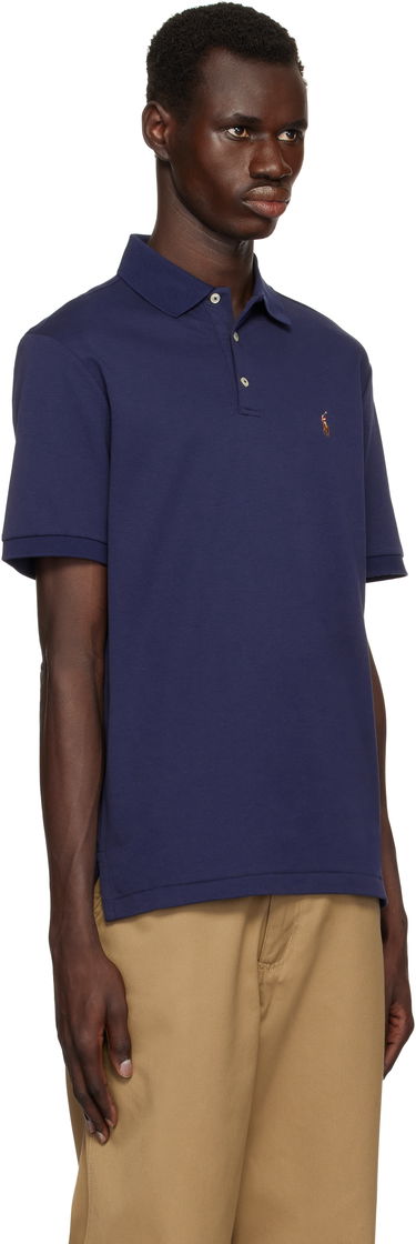 Поло тениска Polo by Ralph Lauren Polo Ralph Lauren Classic Fit Soft Cotton Polo Тъмно синьо | 710666999003, 1