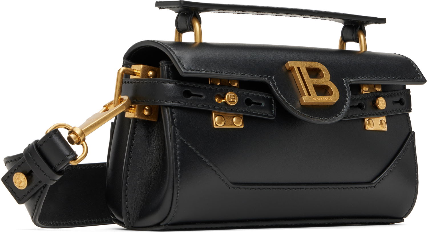 Дамска чанта Balmain Balmain B-Buzz 19 Mini Bag Черно | EN1AE742LAVE, 1