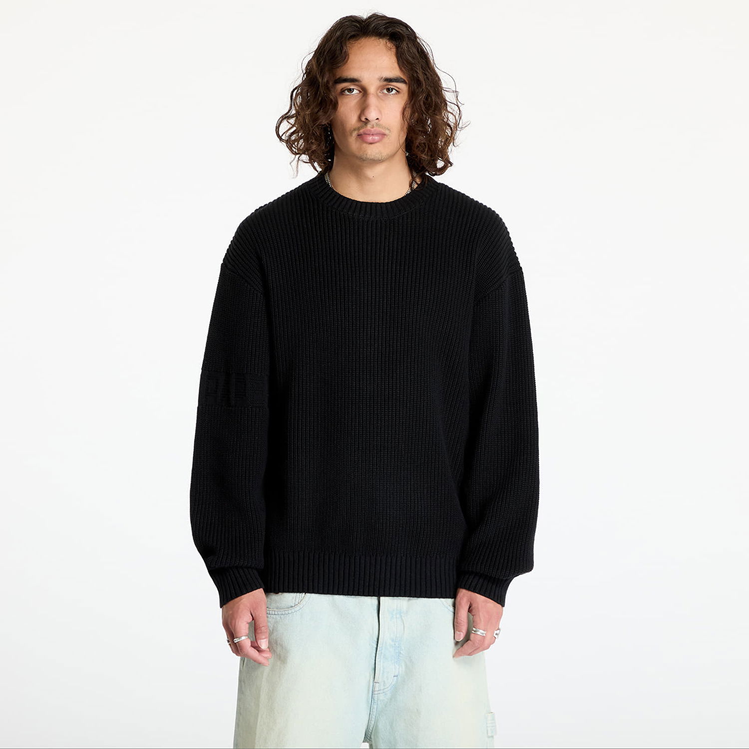 Пуловер DAILY PAPER Band Knit Sweater Black Черно | 2422079, 0