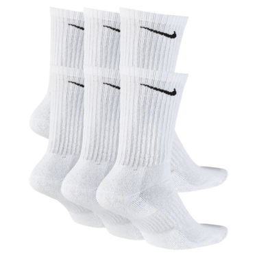 Чорапи Nike Everyday Cushioned Training Crew Socks Бяло | SX7666-100, 0