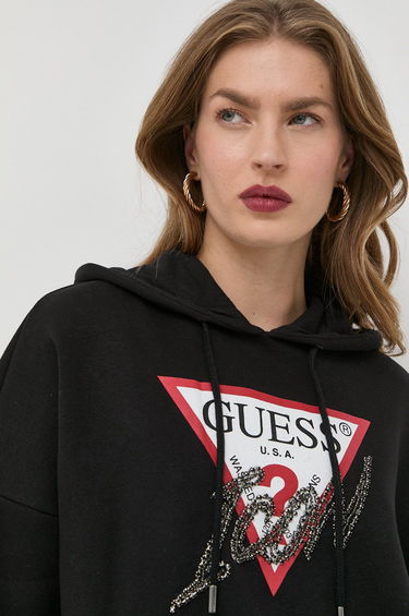 Суитчър GUESS Hoodie ICON Черно | W2BQ17.KB683, 1