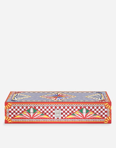 Игра Dolce & Gabbana Checkered Sunburst Plexiglass Poker Set Многоцветен | TCC214TCAMYUC036, 1