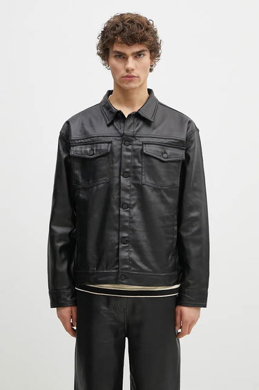 Яке Pleasures Trucker Jacket Черно | P24F040, 0