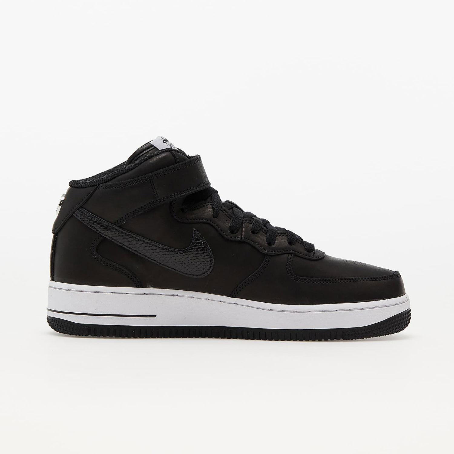 Кецове и обувки Nike Stussy x Air Force 1 '07 Mid W Черно | DJ7840 001, 1