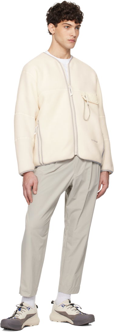 Яке and wander and wander Wool Fleece Cardigan Бяло | 5744281145, 3