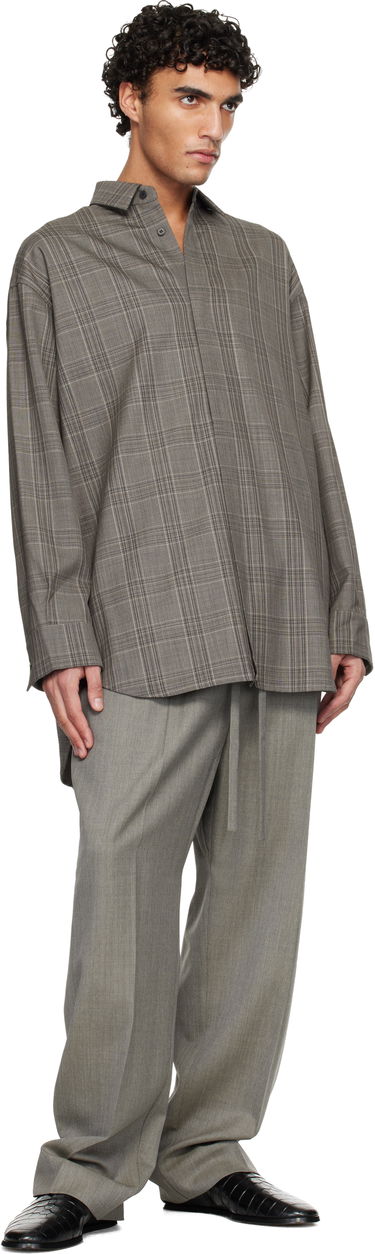 Панталони Fear of God Virgin Wool Drawstring Straight Trousers Сиво | FG25FW65-650HWH-292, 3