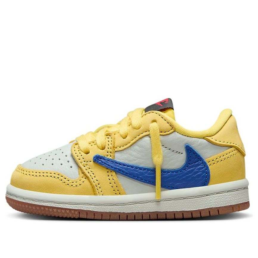 Кецове и обувки Jordan Air Jordan 1 Retro Low OG SP x Travis Scott Жълто | DZ5908-700, 0