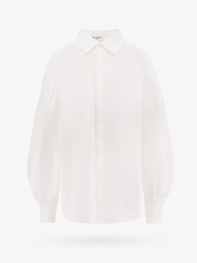 Риза Alaïa Shirt Long Sleeve Бяло | AA9C09556T611000