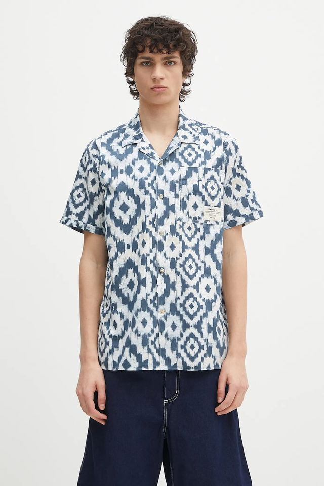 Homelane Printed S/S Relaxed Fit Shirt
