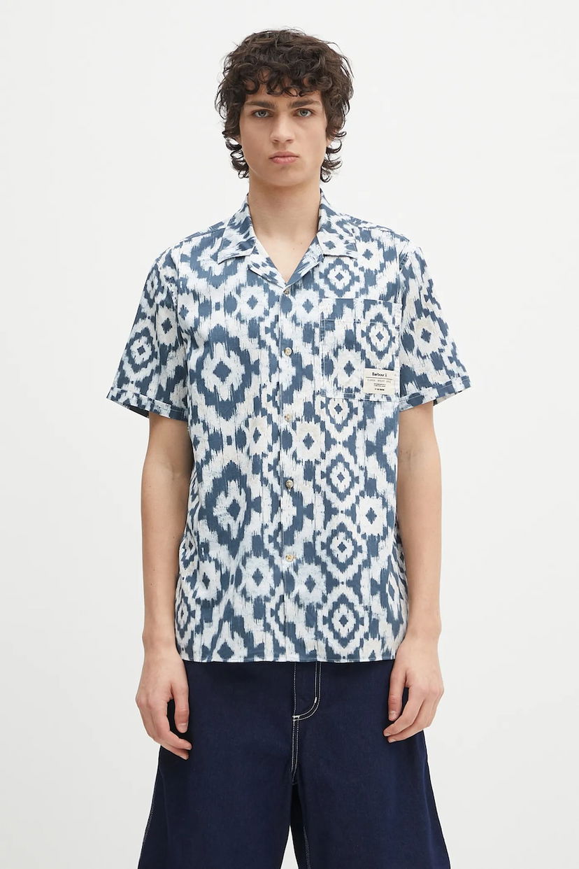 Риза Barbour Homelane Printed S/S Relaxed Fit Shirt Многоцветен | MSH5599