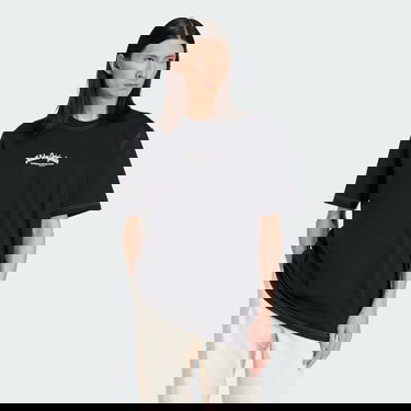 Тениска adidas Performance Black T-Shirt With Small Logo Print Черно | JP4477, 4