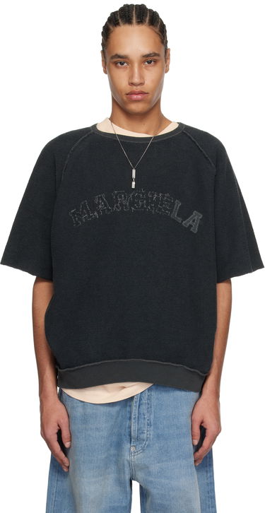Пуловер Maison Margiela Maison Margiela Logo Short-Sleeve T-Shirt Черно | S50GU0229 M25021, 0