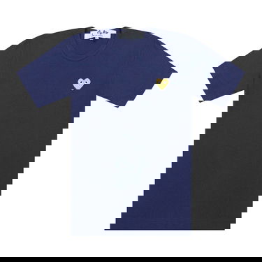 Тениска Comme des Garçons PLAY Gold Heart T-Shirt Тъмно синьо | AZ T216 051 2, 1