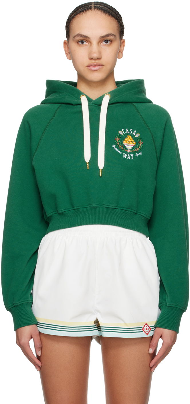 Суитчър Casablanca 'Casa Way' Hoodie Зелено | WPS24-JTP-120-01, 0