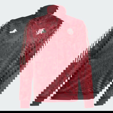 Суитчър adidas Performance FC Bayern Lifestyler Track Top Бургунди | IP6295, 4
