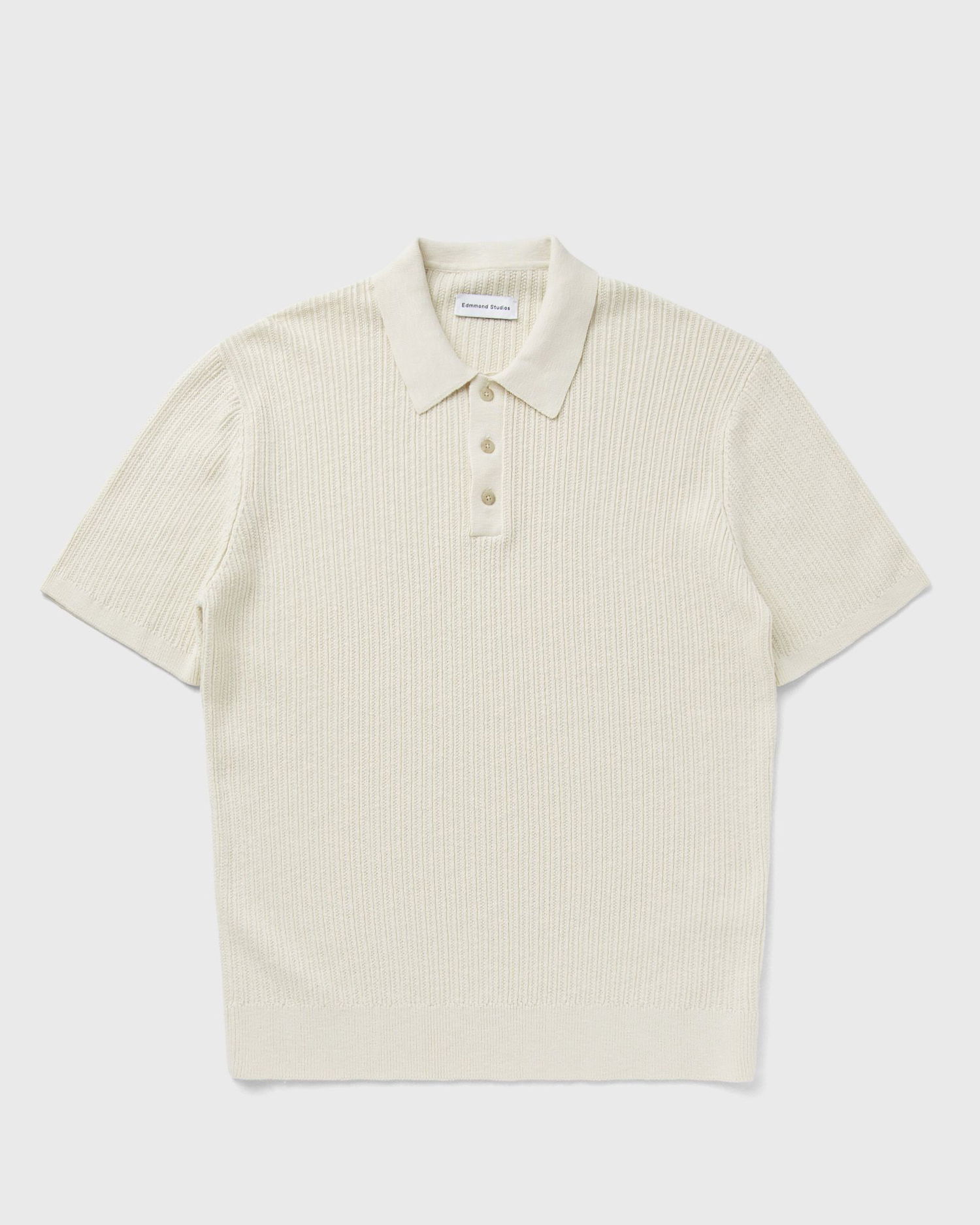 Поло тениска Edmmond Studios Sunset Knitted Polo Shirt Бяло | 125-20-04050, 1