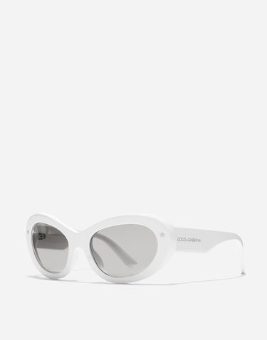 Слънчеви очила Dolce & Gabbana Dolce & Gabbana DNA Oval Sunglasses Бяло | VG400PVP26G9V000, 1