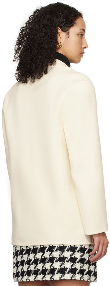 Яке Anine Bing Anine Bing Women's Quinn Single-Breasted Blazer Бяло | A-01-7073-150, 2
