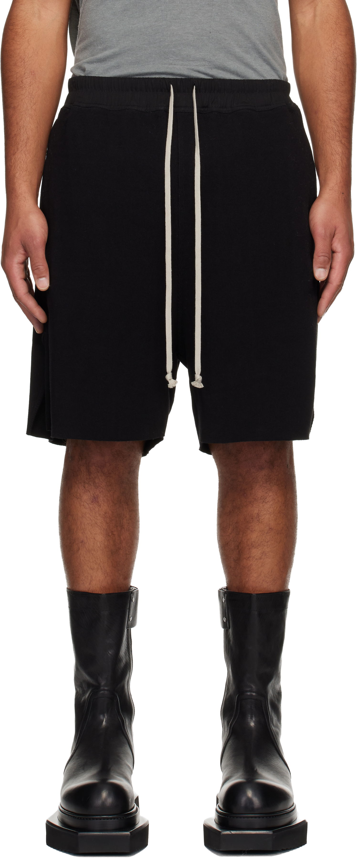 Къси панталони Rick Owens Concordians Boxers Shorts Черно | RU02E1397 RJTC, 0