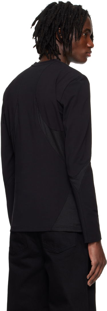 Пуловер HELIOT EMIL HELIOT EMIL Evolute Long Sleeve T-Shirt Черно | PRESS25_M_08_074_BLK01, 2