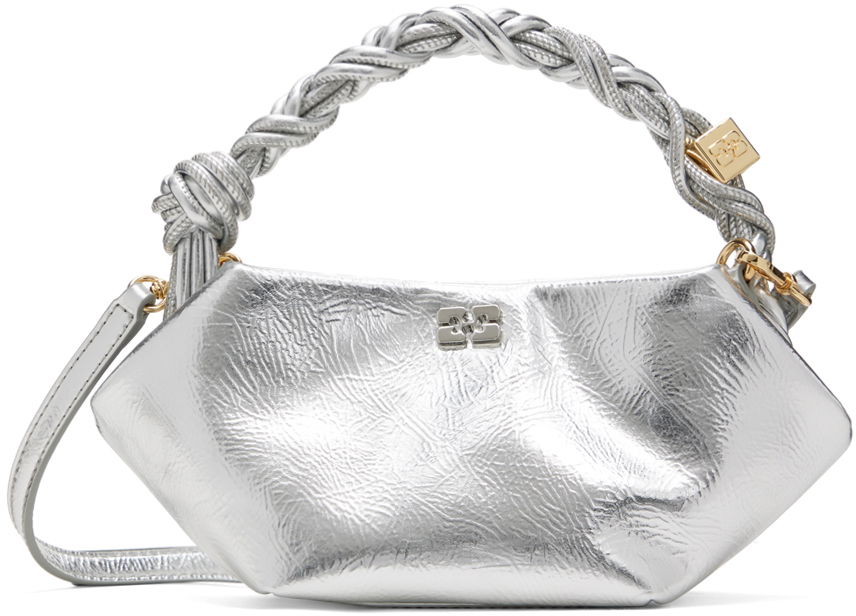 Дамска чанта GANNI Mini Bou Bag Металик | A6595, 0
