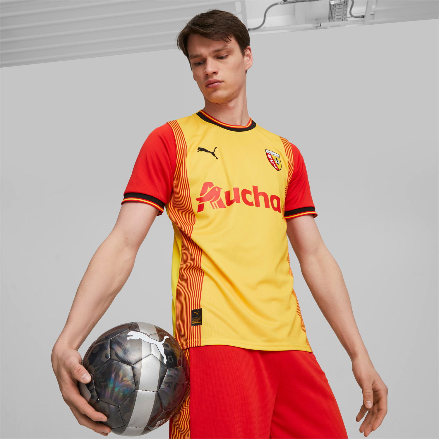 Фланелка Puma RC Lens 23/24 Heimtrikot Herren, Rot, Größe: 3XL, Kleidung Многоцветен | 773663_01, 1