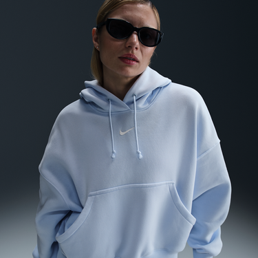 Суитчър Nike Nike Sportswear Phoenix Fleece Hoodie Синьо | DQ5858-423, 0
