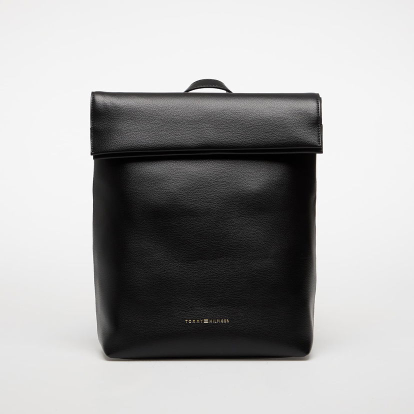 Раница Tommy Hilfiger Tommy Hilfiger Logotape Fold-Over Backpack Черно | AW0AW17654 BDS