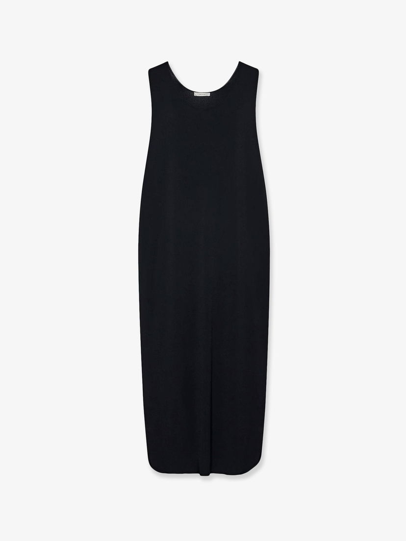 Pокля The Row Sleeveless Midi Dress Черно | 7992Y674BLK