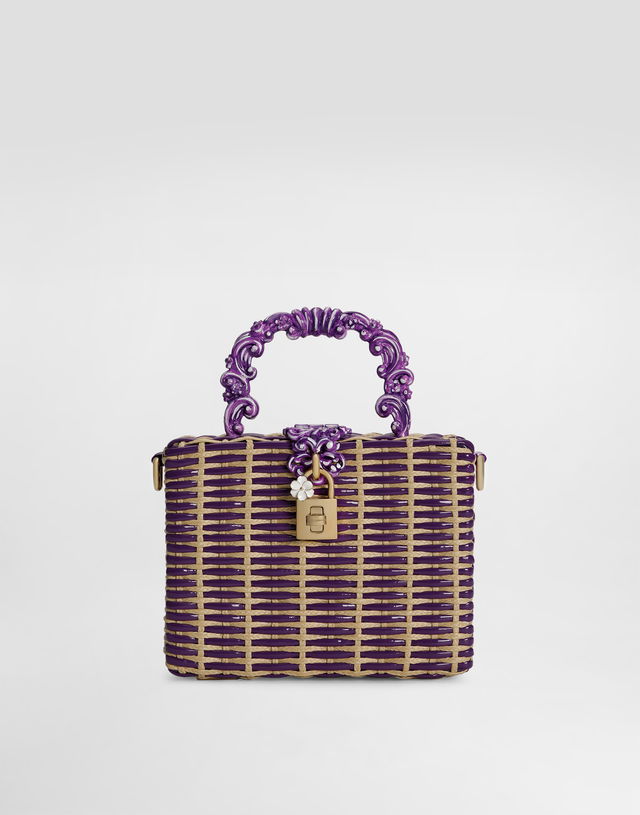 Dolce & Gabbana Dolce Box Woven Handbag