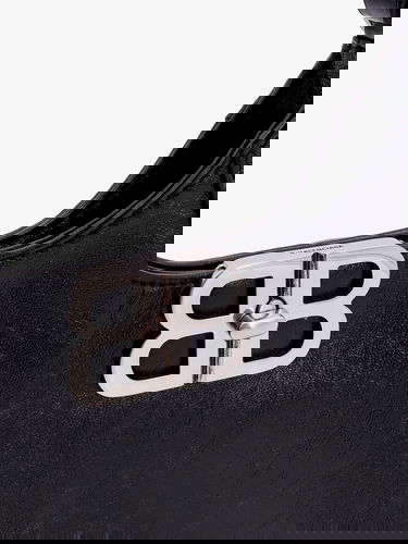 Дамска чанта Balenciaga Soft Hobo S Handbag Черно | 8019282ABFJ1000, 4