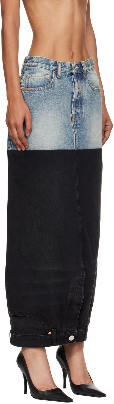 Пола VETEMENTS Vetements Double Denim Maxi Skirt Синьо | WH76DK880YBB2, 1