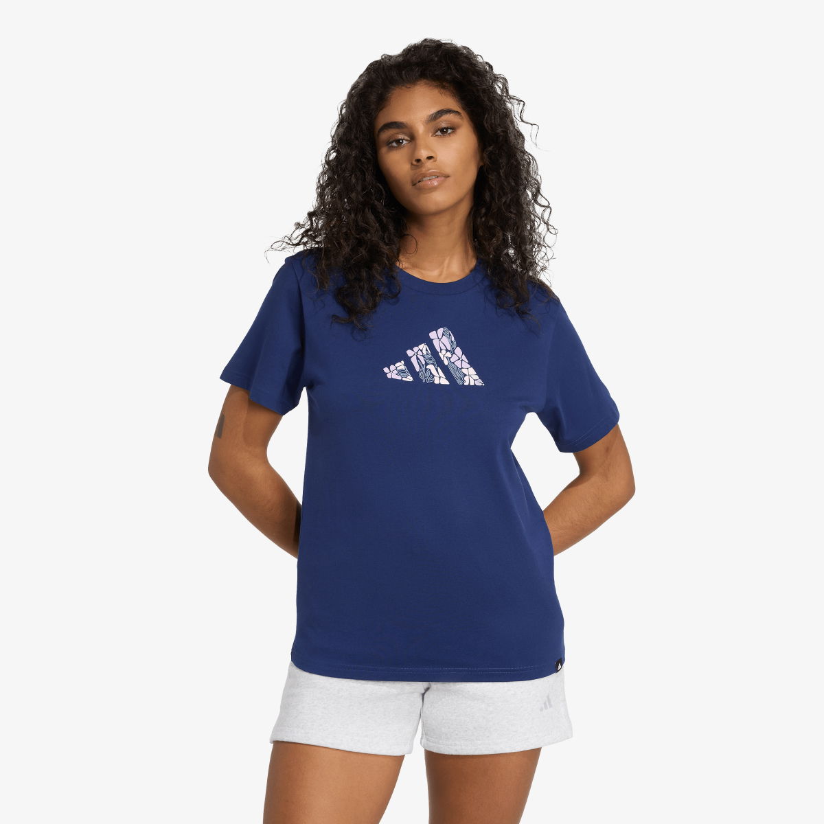 Тениска adidas Originals Soft Graphic T-Shirt Синьо | JM4439, 1