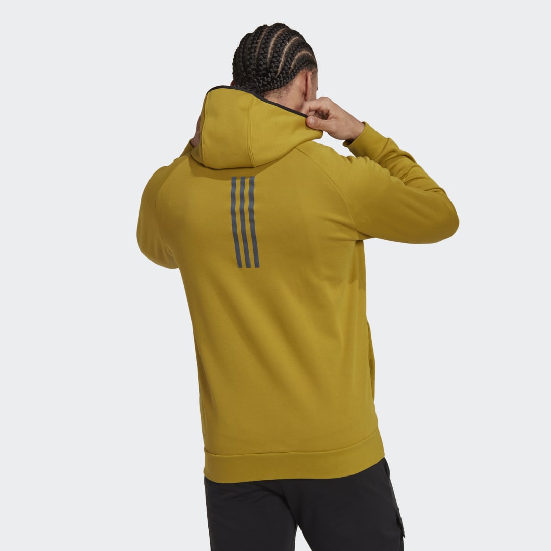 Суитчър adidas Originals X-City Full-Zip Hoodie Жълто | HK4474, 1