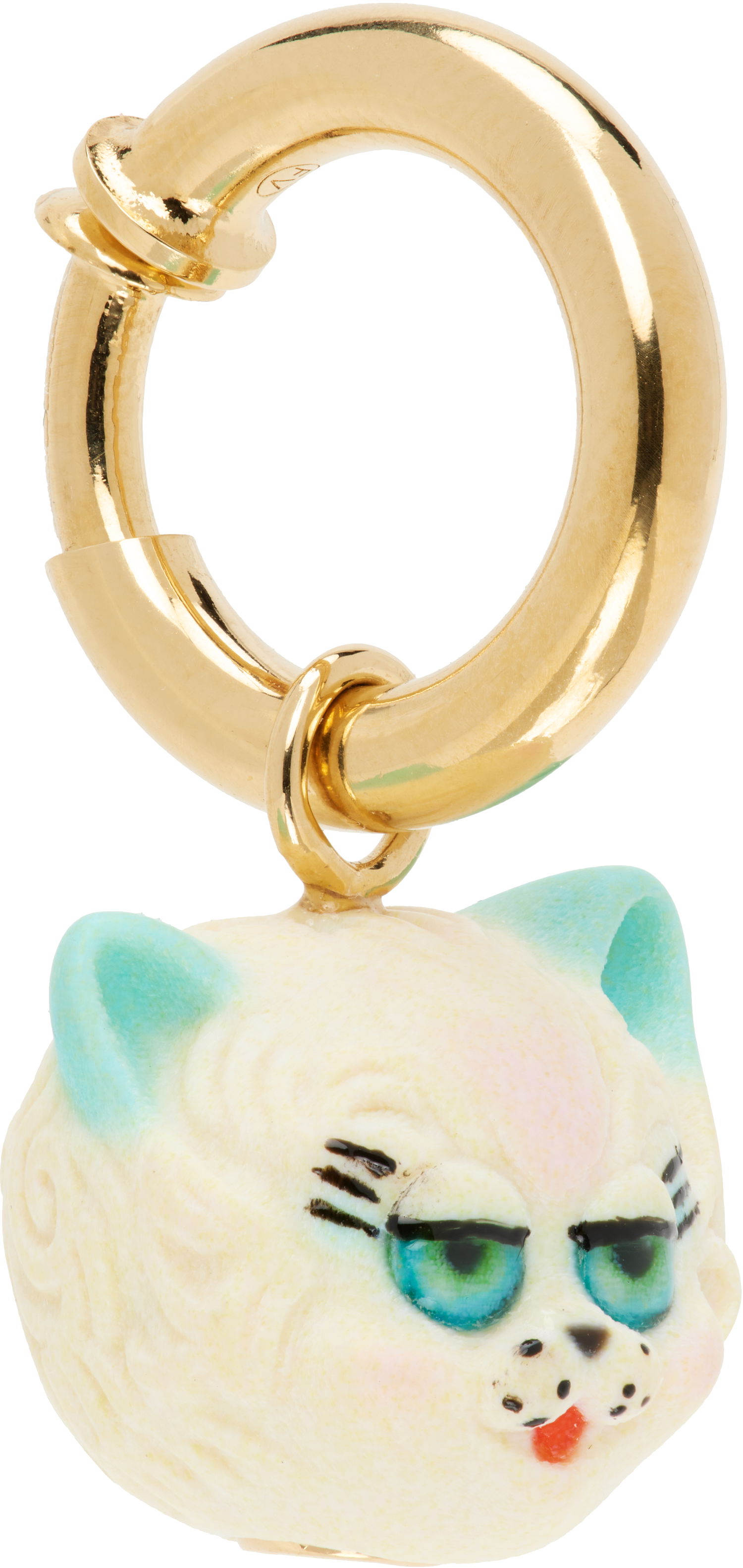 Обеци Valentino Valentino Garavani 'Le Chat De La Maison' Clip-On Cat Face Earring Многоцветен | 7Y2J0AL6VQY, 1