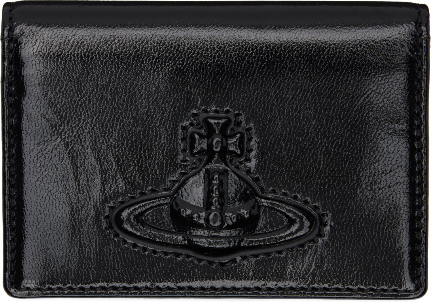 Портфейл Vivienne Westwood Shiny Card Holder Черно | 5402000IU-L008L-, 0