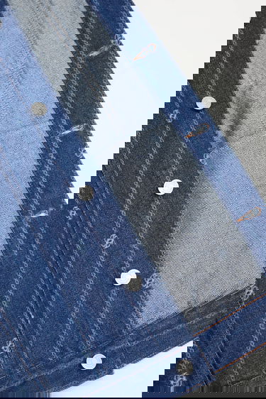 Яке Drôle de Monsieur Drôle de Monsieur La veste Denim Monogramme Jacket Синьо | I.JT182.CO238, 5