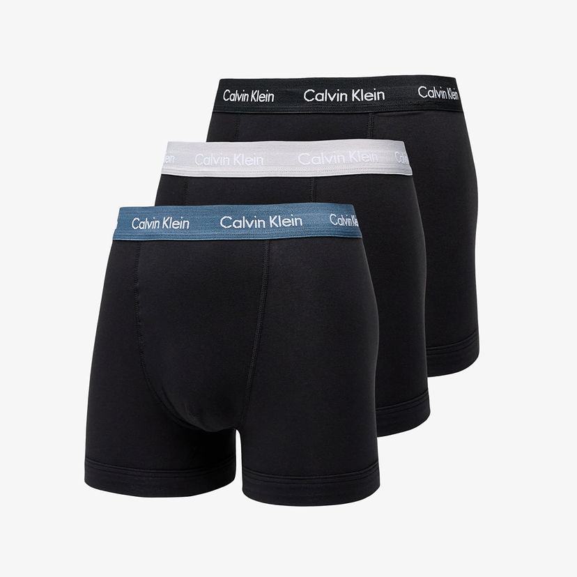 Боксерки CALVIN KLEIN Trunk 3-Pack Black Черно | U2662G QRV