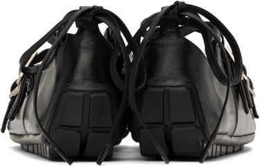 Облекло Simone Rocha Simone Rocha Ghillie Grip Ballerina Flats Черно | BPT2 0777, 1