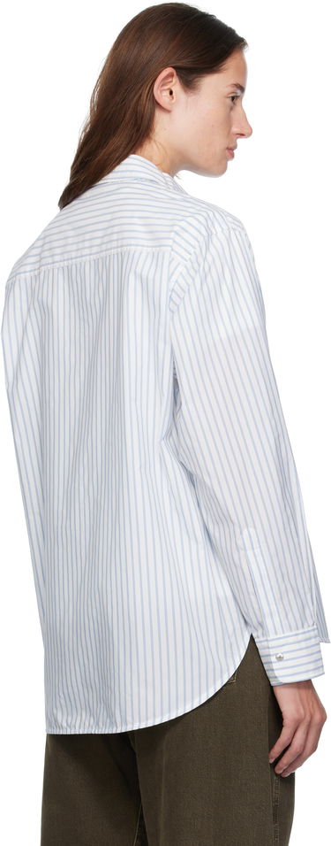 Риза Moncler Moncler Striped Zip Shirt Бяло | K20932F00016598S1, 2