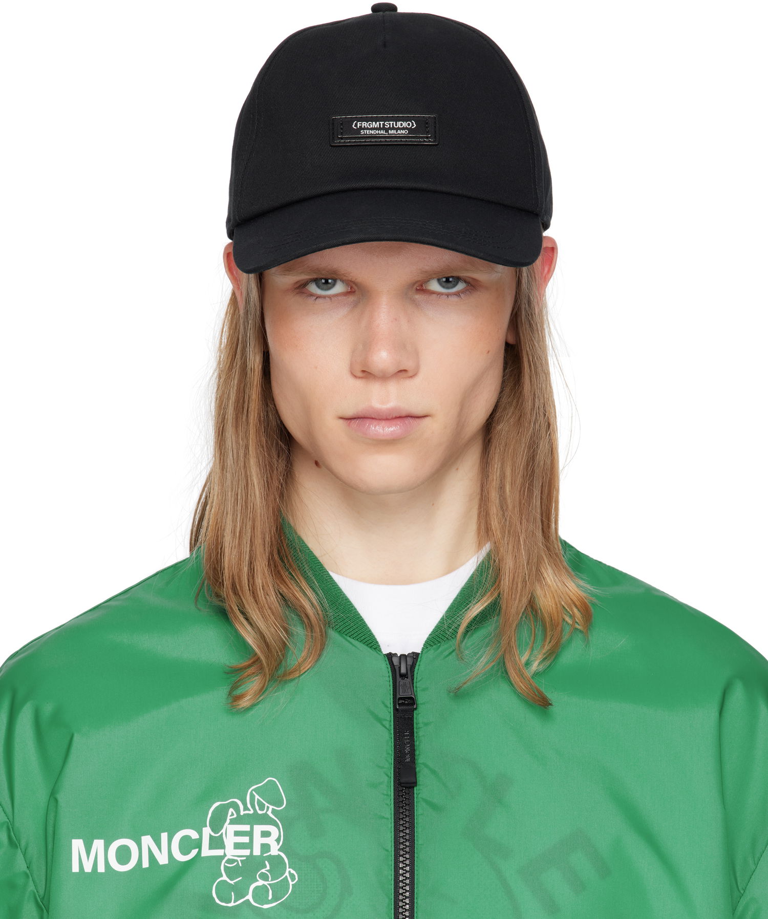 Шапка с козирка Moncler Moncler Genius x FRGMT Gabardine Baseball Cap Черно | K109U3B0000504863, 0