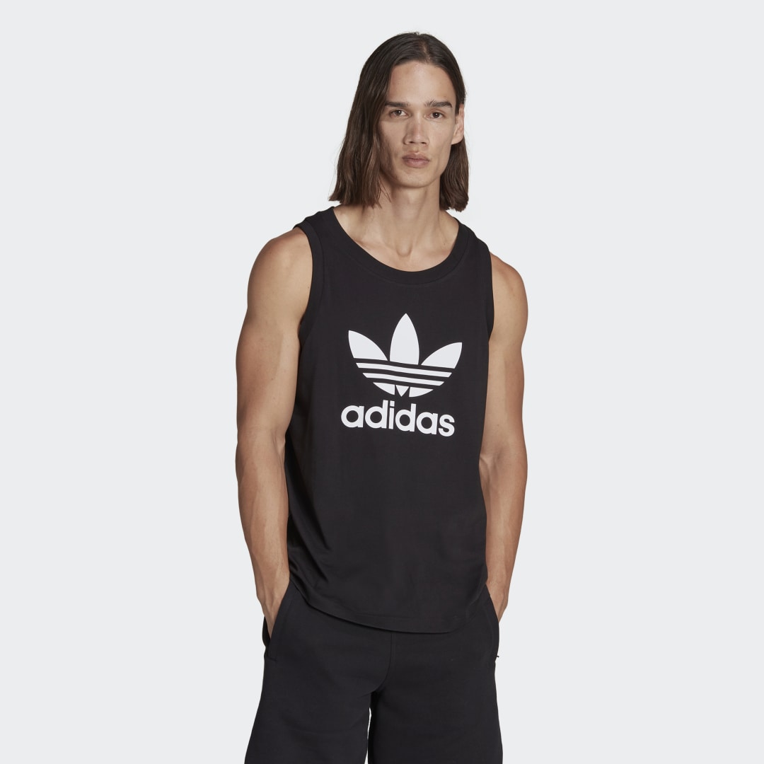 Потник adidas Originals Adicolor Classics Trefoil Tanktop Черно | IA4811, 0